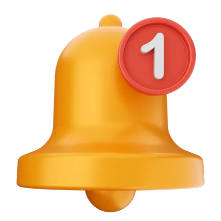 Notification Bell  3D Icon