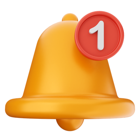 Notification Bell  3D Icon