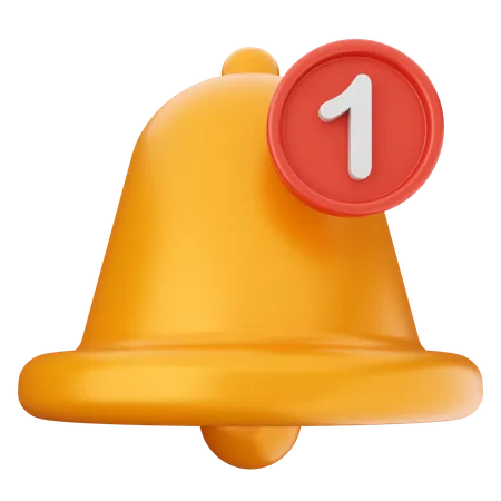 Notification Bell  3D Icon