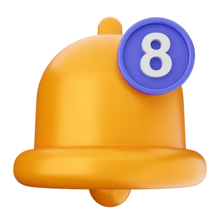 Notification Bell  3D Icon