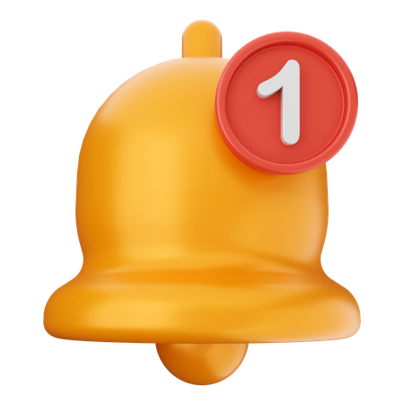 Notification Bell  3D Icon