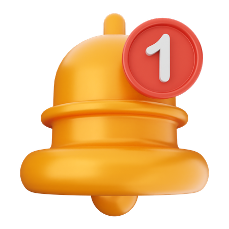 Notification Bell  3D Icon