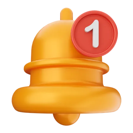 Notification Bell  3D Icon