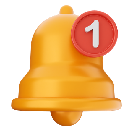 Notification Bell  3D Icon