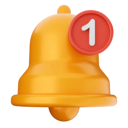 Notification Bell  3D Icon