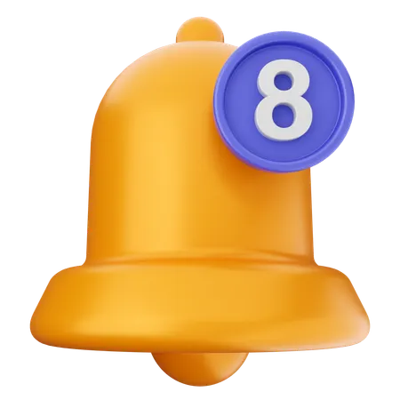 Notification Bell  3D Icon