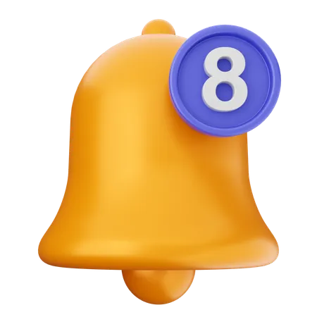 Notification Bell  3D Icon