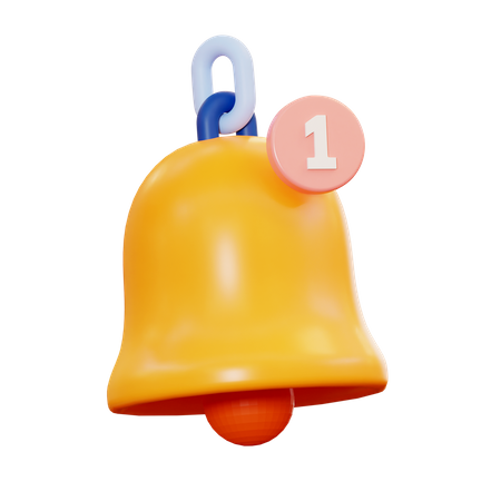 Notification bell  3D Icon