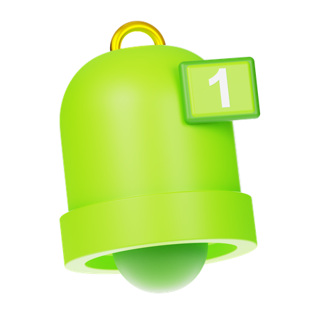 Notification Bell  3D Icon