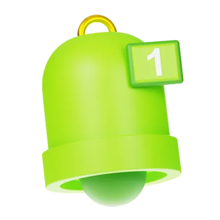 Notification Bell  3D Icon