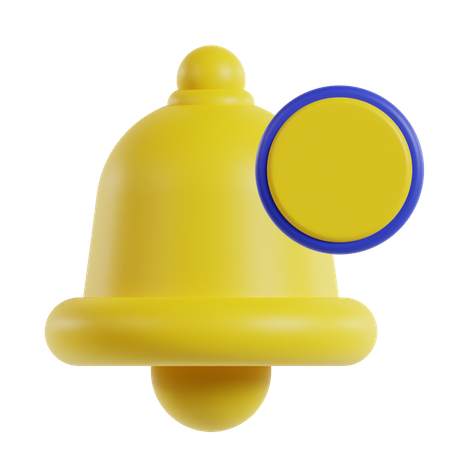 Notification Bell  3D Icon