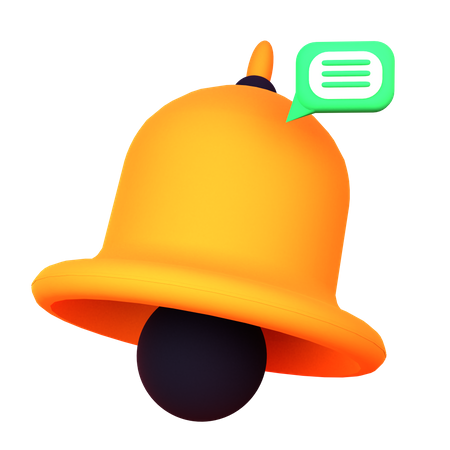 Notification Bell  3D Icon