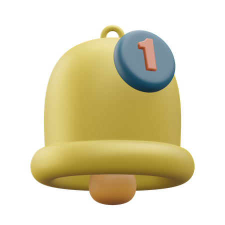 Notification Bell  3D Icon