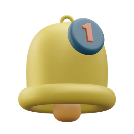 Notification Bell  3D Icon