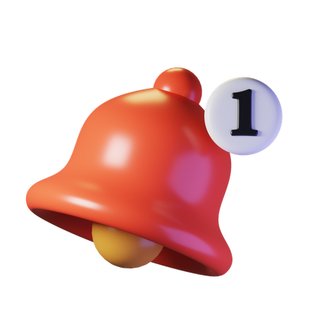 Notification Bell  3D Icon