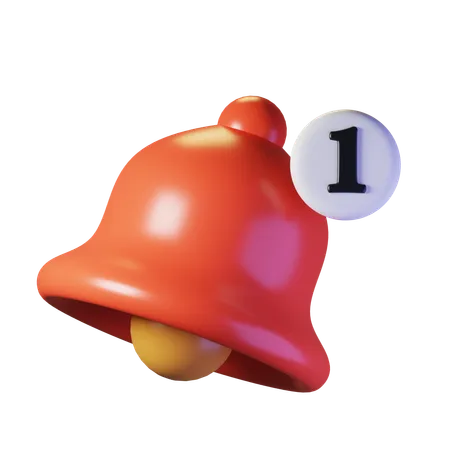 Notification Bell  3D Icon