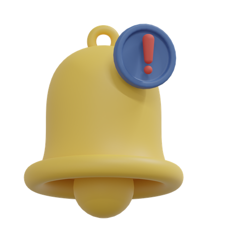 Notification Bell  3D Icon