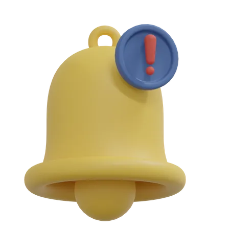 Notification Bell  3D Icon