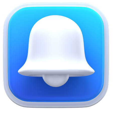 Notification Bell  3D Icon