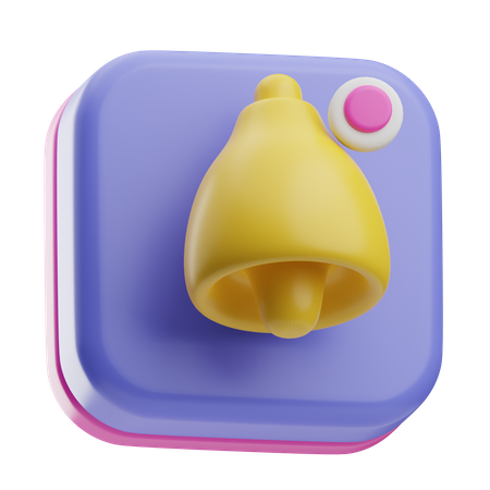 Notification Bell  3D Icon