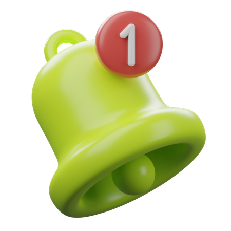 Notification Bell  3D Icon