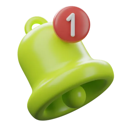 Notification Bell  3D Icon