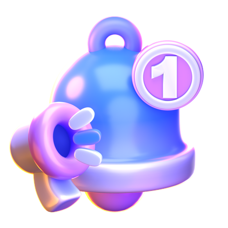 Notification Bell  3D Icon