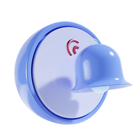 Notification Bell  3D Icon
