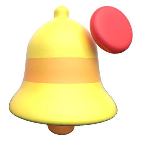 Notification Bell  3D Illustration