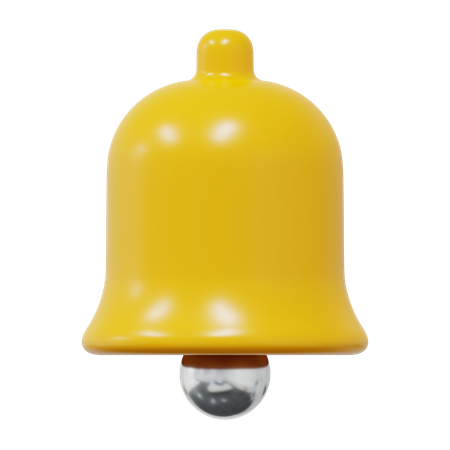 Notification Bell 3D Illustration