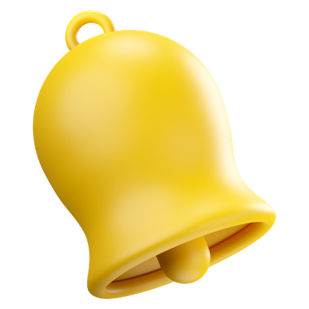 Notification Bell 3D Icon