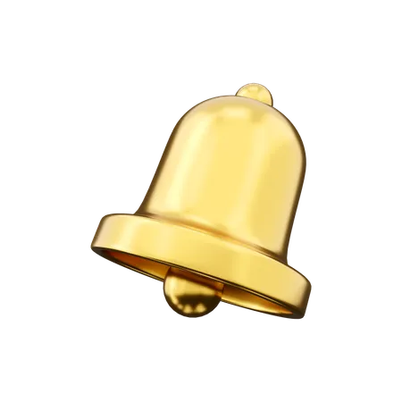 3 D Render Bell 3 D Rendering Yellow Notification 3 D Render Alarm Notification On White Background 3D Icon