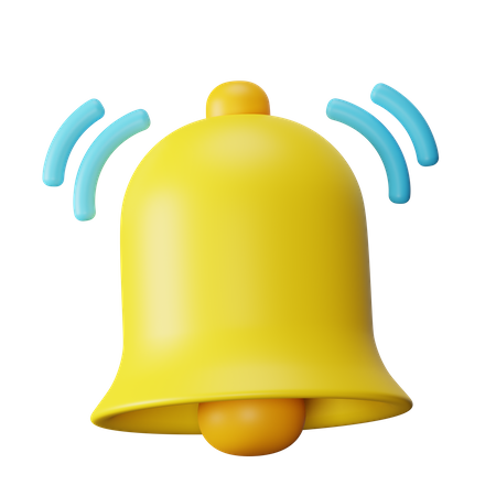 Cloche de notification  3D Icon