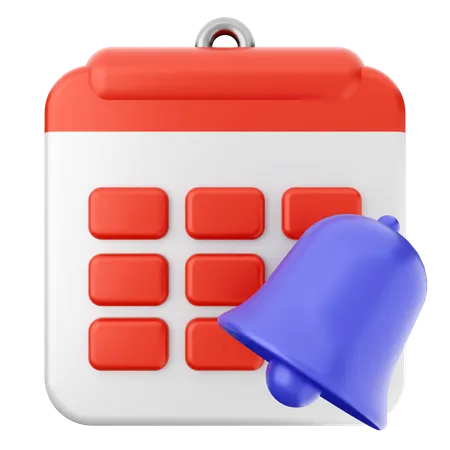 Notification Calendar  3D Icon