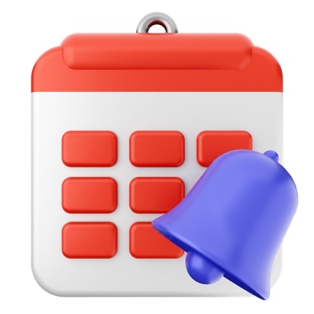 Calendrier des notifications  3D Icon