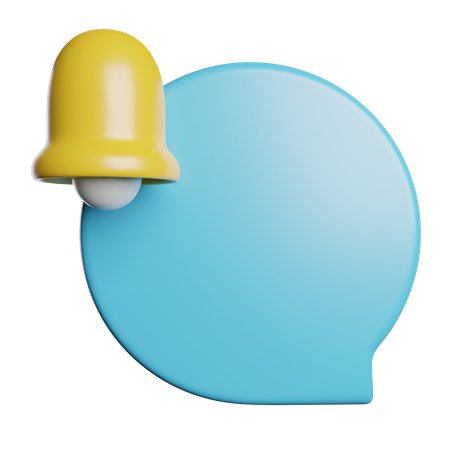 Notification Chat  3D Icon