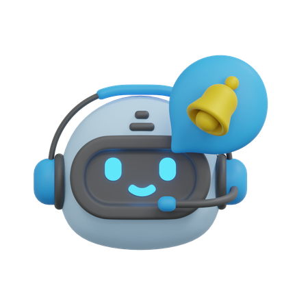 Notification chatbot  3D Icon