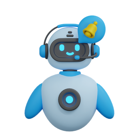 Notification chatbot  3D Icon
