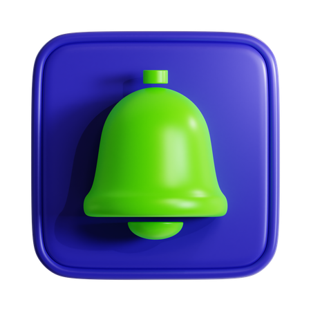 Cloche de notification  3D Icon