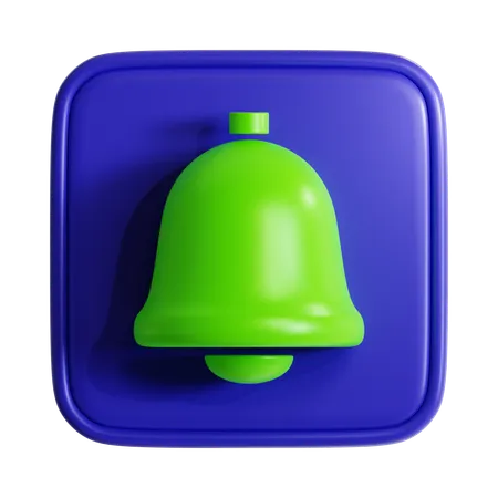 Cloche de notification  3D Icon