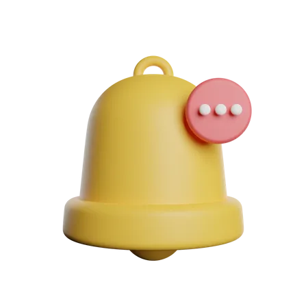 Notification Bell Count 3D Icon