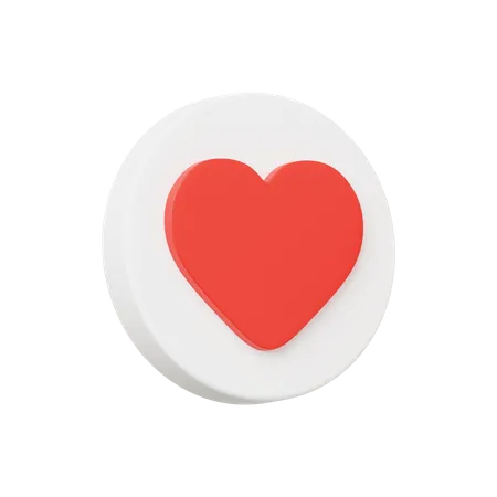 Notification d'amour  3D Icon