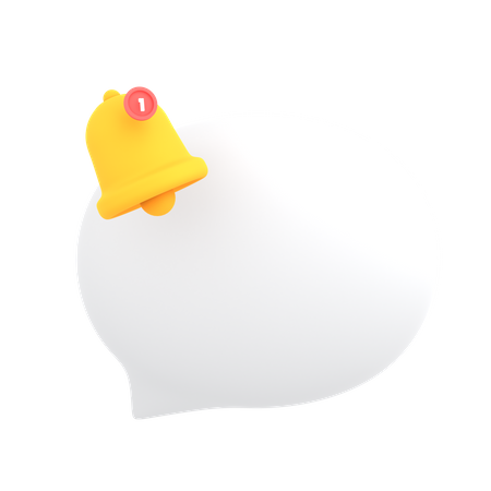 Notification de discussion  3D Icon