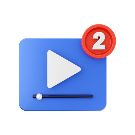 Notification de film  3D Icon