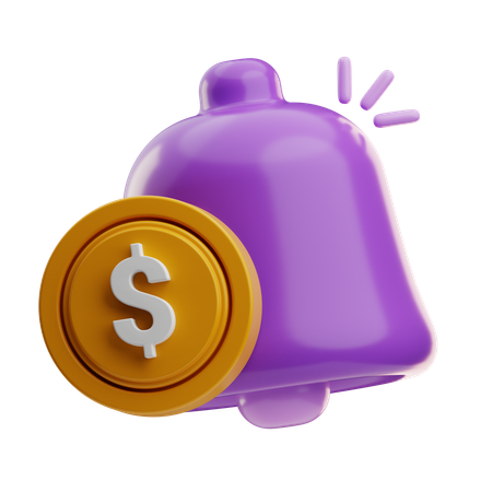 Notification de paiement  3D Icon