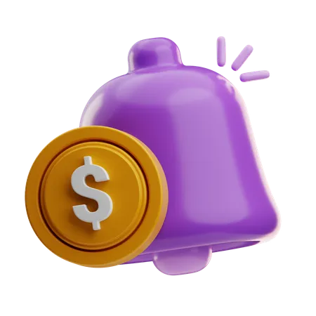 Notification de paiement  3D Icon