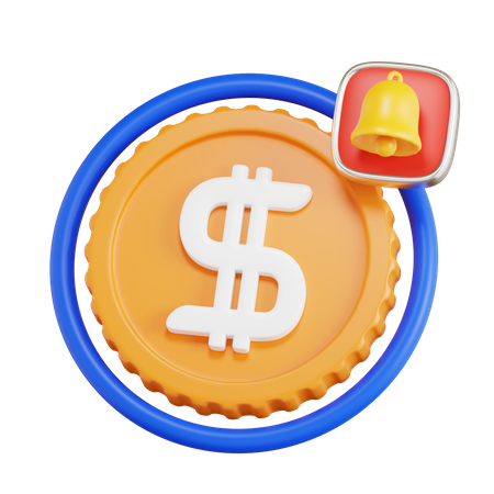 Notification de paiement  3D Icon