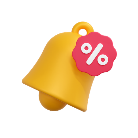 通知割引  3D Icon