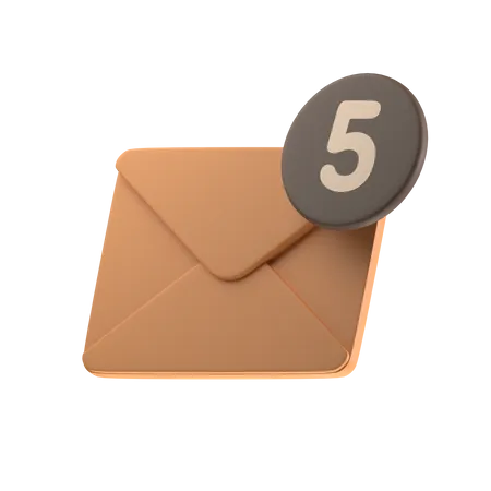 Notification par courrier électronique  3D Icon