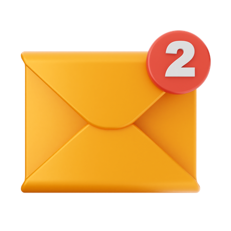 Notification Email  3D Icon